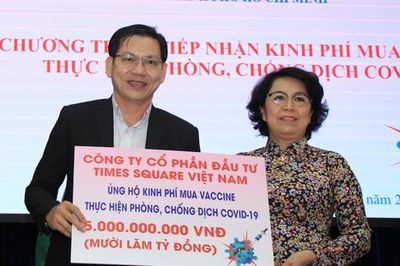 TP HCM tiếp nhận hơn 200 tỉ đồng ủng hộ mua vắc-xin phòng Covid-19