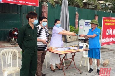 TP Sầm Sơn xử phạt 35 trường hợp không đeo khẩu trang nơi công cộng