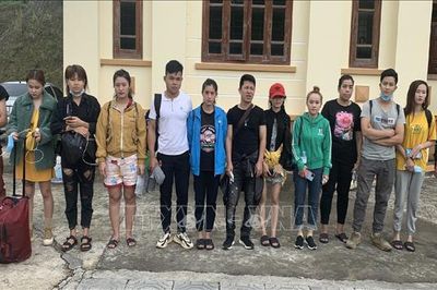 Bộ đội biên phòng bắt giữ 18 người nhập cảnh trái phép