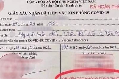 Thực hư 'Khuyến cáo không dùng thức uống có cồn trong 50 năm' sau tiêm vắc-xin Covid-19