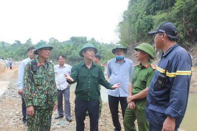 Sẽ triển khai tìm kiếm các nạn nhân ở lòng hồ thủy điện Rào Trăng 4