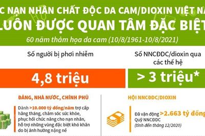 Các nạn nhân chất độc da cam/dioxin Việt Nam luôn được quan tâm đặc biệt