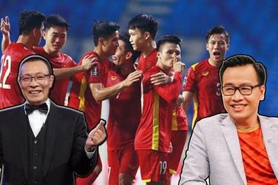 MC Lại Văn Sâm 'truyền lửa' cho tuyển Việt Nam, BLV Biên Cương làm thơ trước giờ bóng lăn
