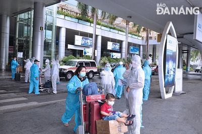 Chuyến bay đón người dân ở Thành phố Hồ Chí Minh đã về tới Đà Nẵng