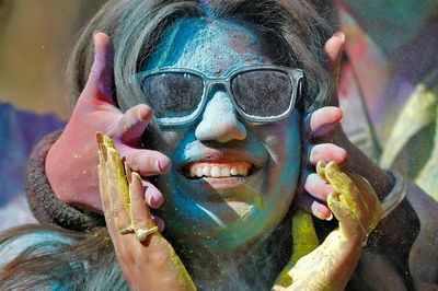 Ngập tràn sắc màu tại lễ hội Holi ở Ấn Độ