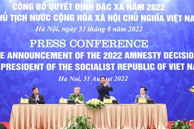 Có 2.434 phạm nhân được đặc xá dịp Quốc khánh 2/9