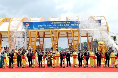 Cao tốc Vân Đồn - Móng Cái chính thức được đưa vào khai thác