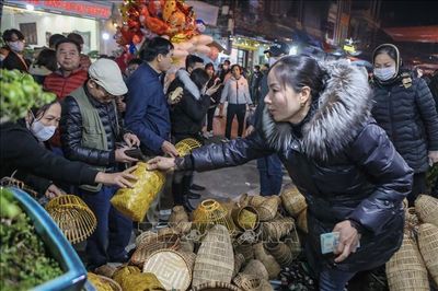 Tấp nập phiên chợ 'cả năm chỉ họp một lần' tại Nam Định