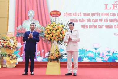 Bổ nhiệm Viện trưởng VKSND tỉnh Phú Thọ