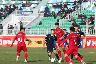 Thi đấu quả cảm, U20 Việt Nam thắng tối thiểu U20 Australia trong ngày ra quân