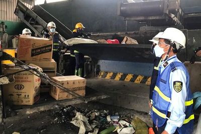 Tiêu hủy gần 32.000 bao thuốc lá nhập lậu
