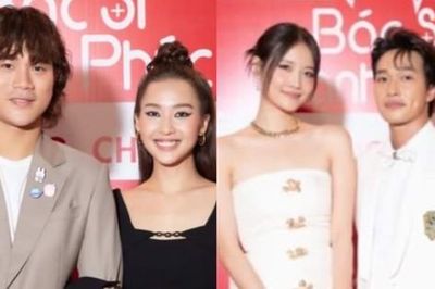 Thảm đỏ 'Good Doctor': Khả Ngân - Trần Phong sánh đôi, Trương Mỹ Nhân đẹp hút mắt