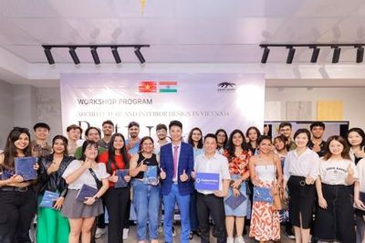 Sinh viên Ấn Độ và Việt Nam hiện thực hóa đam mê trong 'Kiến trúc – Nội thất Việt Nam xưa và nay'