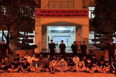 Tây Ninh: Bắt giữ nhóm đối tượng đua xe trái phép