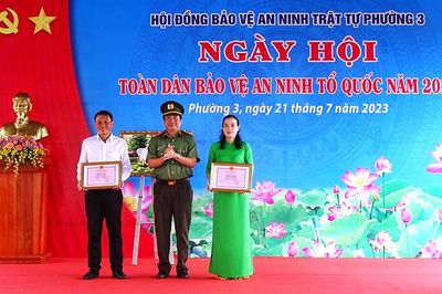 Ngày hội toàn dân bảo vệ an ninh Tổ quốc tại Phường 3