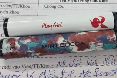 Phát hiện thuốc lá điện tử trộn nhiều chất ma túy