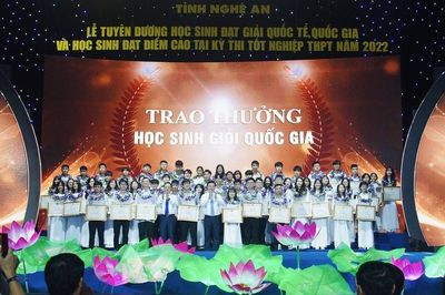 Nghệ An sẽ chi khoảng 4 tỷ đồng khen thưởng học sinh giỏi