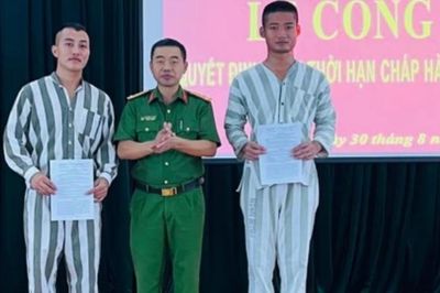Nghệ An: Hơn 1.000 phạm nhân được giảm án dịp Quốc khánh 2/9