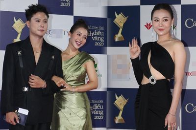 Thanh Sơn - Khả Ngân, Phương Oanh và dàn sao đổ bộ siêu thảm đỏ Cánh Diều 2023