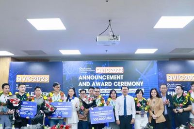 Ba startup Việt 'ẵm' 225.000 USD tại cuộc thi QVIC 2023