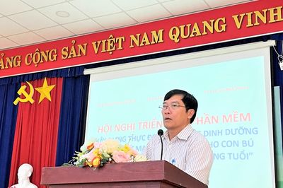 Bình Phước: triển khai phần mềm 'Xây dựng thực đơn cân bằng dinh dưỡng'