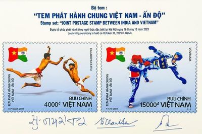 Phát hành đặc biệt bộ tem giới thiệu văn hóa Việt Nam - Ấn Độ