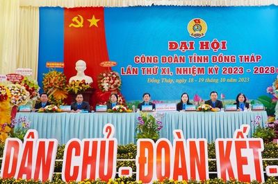 Khai mạc Đại hội Công đoàn tỉnh Đồng Tháp lần thứ XI