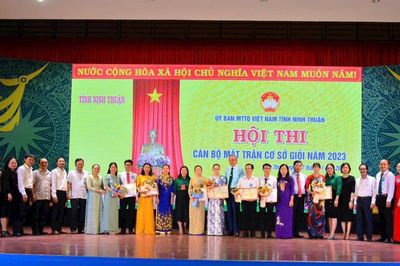 Ninh Thuận: Hội thi cán bộ Mặt trận cơ sở giỏi năm 2023