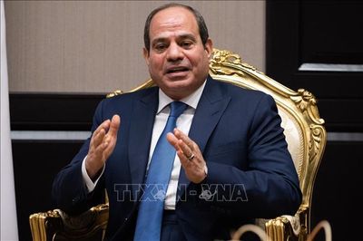 Lãnh đạo thế giới chúc mừng Tổng thống Ai Cập El-Sisi tái đắc cử nhiệm kỳ thứ 3