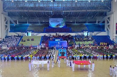 Hơn 2100 học sinh tham dự Hội khỏe Phù Đổng quận Ba Đình năm 2024