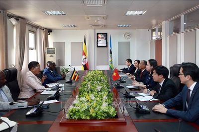 Phó Chủ tịch nước Võ Thị Ánh Xuân hội kiến Chủ tịch Quốc hội Uganda Anita Annet Among