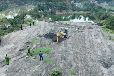 Phát hiện địa điểm nghi vấn san lấp, đổ thải trái phép tại Bắc Ninh
