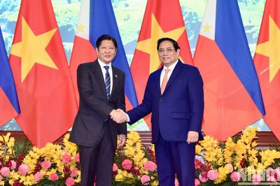 Thủ tướng Phạm Minh Chính hội kiến với Tổng thống Philippines Ferdinand Romualdez Marcos Jr