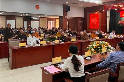 TP.HCM: Hội nghị họp mặt chức sắc, chức việc, nhà tu hành các cơ sở tôn giáo trên địa bàn Q.6