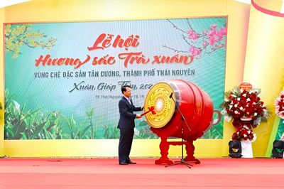 Khai mạc lễ hội 'Hương sắc trà Xuân - Vùng chè đặc sản Tân Cương'