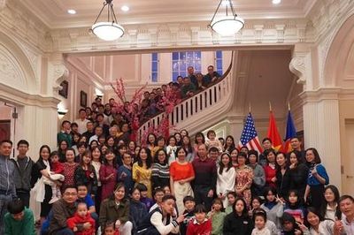 Gần 50 gia đình Làng Việt vui Rằm tháng Giêng 2024 tại Mỹ