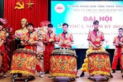 Đại hội Hội Võ thuật TP. Huế nhiệm kỳ 2024 - 2029