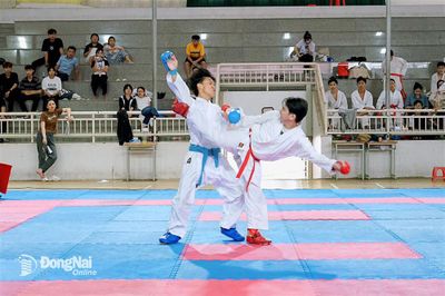 Hội khỏe Phù Đổng tỉnh Đồng Nai lần thứ XI-2024: Tiếp tục khởi tranh các môn đẩy gậy, karate, vovinam