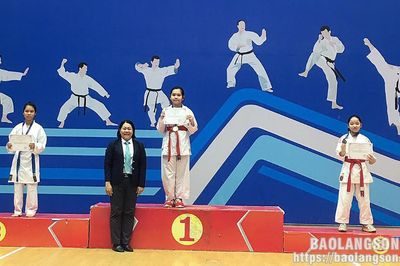 Lạng Sơn đoạt 9 huy chương tại Giải vô địch Karate miền Bắc lần thứ IV năm 2024