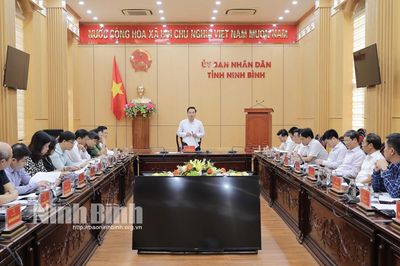 Rà soát tiến độ công tác chuẩn bị, tổ chức các hoạt động kỷ niệm 1100 năm ngày sinh Đinh Tiên Hoàng Đế và Lễ hội Hoa Lư năm 2024