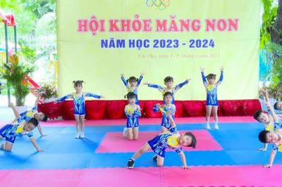 Trường Mầm non 3-2: Tổ chức Hội khỏe măng non