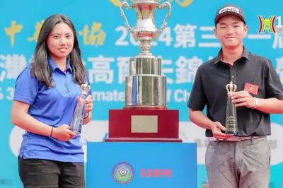 Nguyễn Anh Minh ẵm chức vô địch giải golf Đài Loan