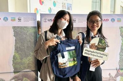 Sinh viên Đà Lạt hưởng ứng 'Bẻ gãy mắt xích tiêu dùng thú hoang dã'