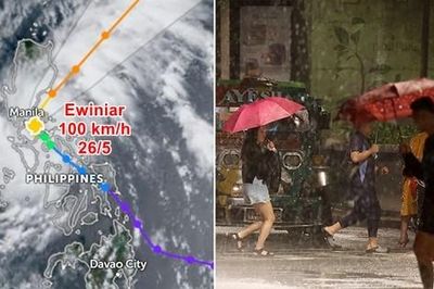 Bão Ewiniar (Aghon) đổ bộ đến 8 lần vào Philippines, cường độ mạnh hơn dự báo