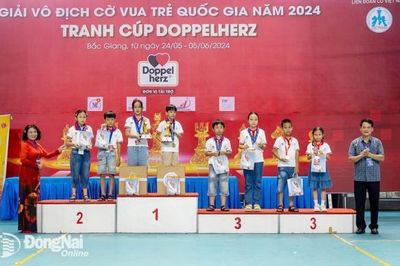 Tài năng trẻ cờ vua Đồng Nai Bùi Quang Huy giành thêm 3 huy chương đồng quốc gia