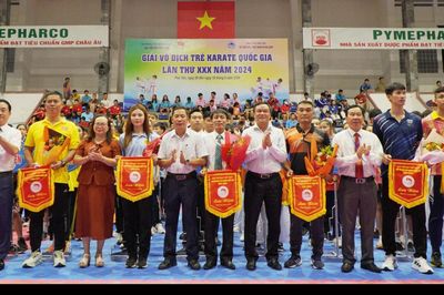 43 đơn vị tham dự Giải vô địch trẻ Karate quốc gia lần thứ 30