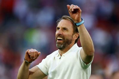 HLV Southgate không giấu nổi niềm vui khi tuyển Anh lọt vào bán kết EURO 2024