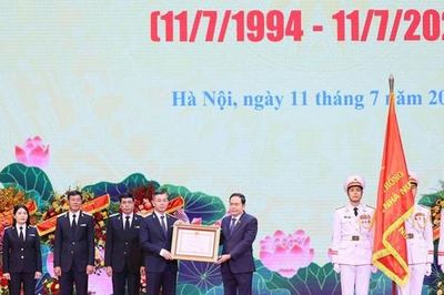 Kiểm toán Nhà nước đón nhận Huân chương Lao động hạng Nhất