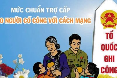 Mức chuẩn trợ cấp cho người có công với cách mạng