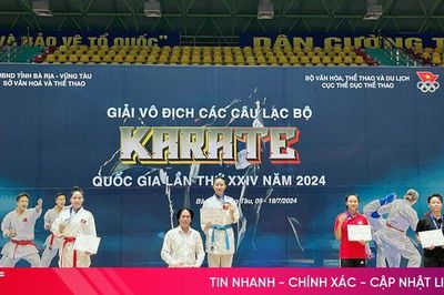 Hà Tĩnh xếp thứ 4 toàn đoàn tại Giải vô địch các CLB Karate quốc gia